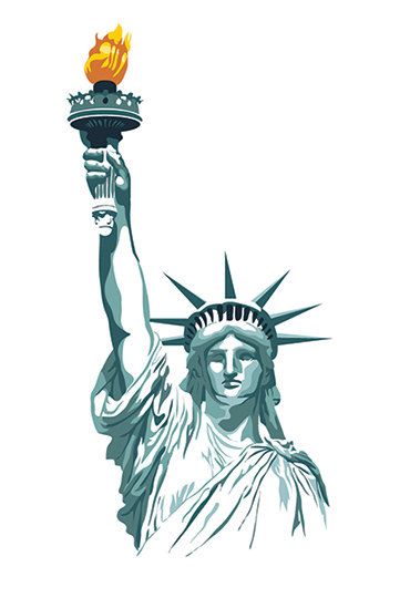 370x540 Statue Of Liberty Print Brothers Pannell Art Work
