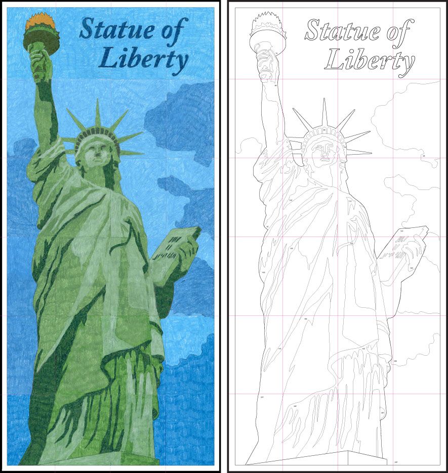 885x936 Art Projects For Kids Learn Art Diagram, Liberty