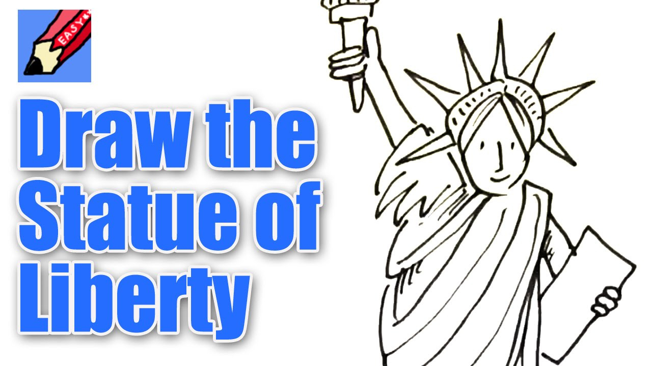 1280x720 Statue Of Liberty Drawings How To Draw The Statue Of Liberty Real