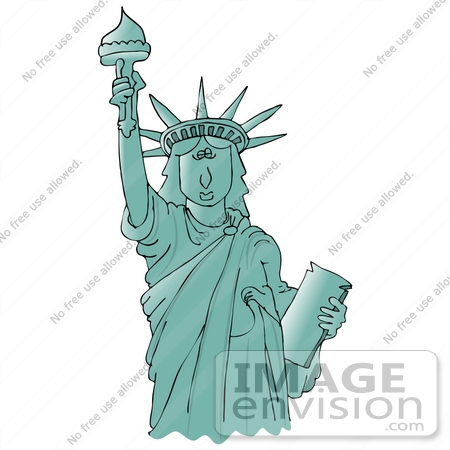 Statue Of Liberty Torch Drawing at GetDrawings | Free download