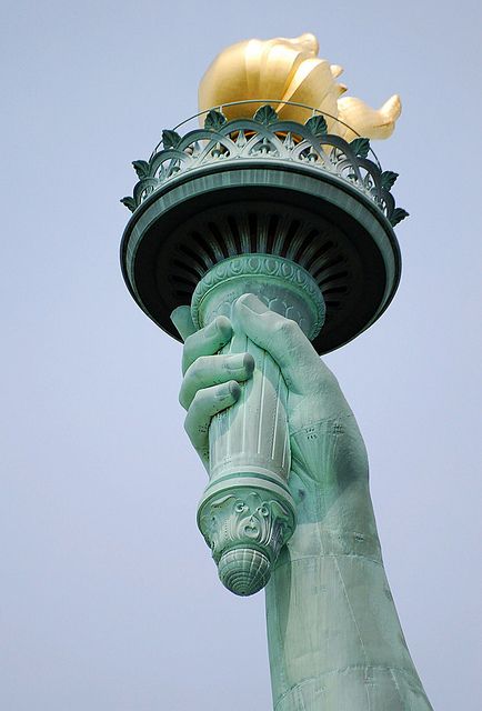434x640 Statue Of Liberty Torch (Close Up) New York Torches And Liberty