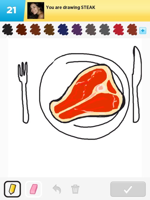 500x667 Steak Drawings