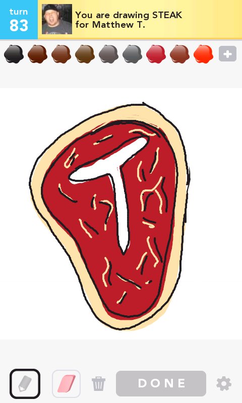 480x800 Steak Drawings