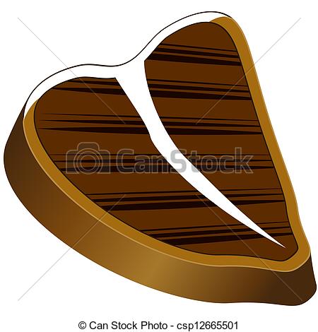 450x470 Beef Clipart T Bone Steak