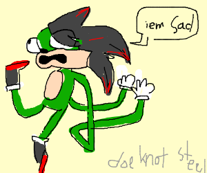 300x250 Emo Sonic Oc, Do Not Steal