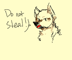 300x250 Brown Haired Dog Warns You Not To Steal