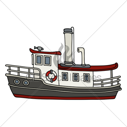 500x500 Funny Old Steamboat Gl Stock Images