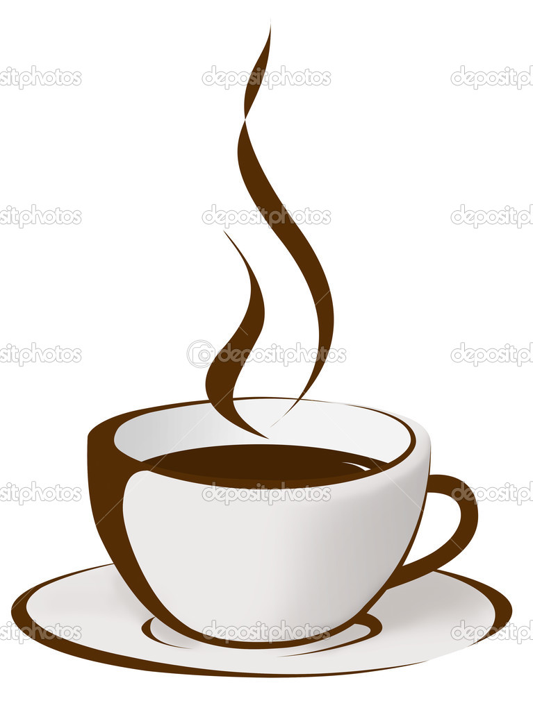 767x1023 Steaming Cup Coffee Drawing Depositphotos 12701356 Cup