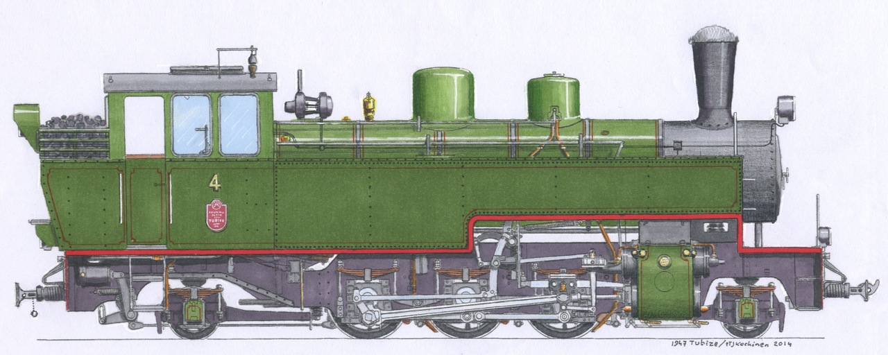 1280x512 Steam Locomotive Number 4 Tubize