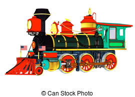 270x194 Steam Train Or Locomotive Side View Illustrations And Stock Art