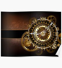 210x230 Antique Clock Drawing Posters Redbubble