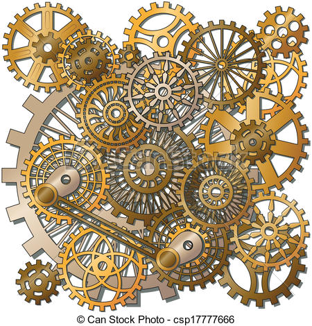 450x470 Drawn Gears Steampunk
