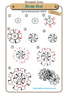 236x324 Steampunk Gear Collection Machine Gear, Wheel Cogwheel Vector