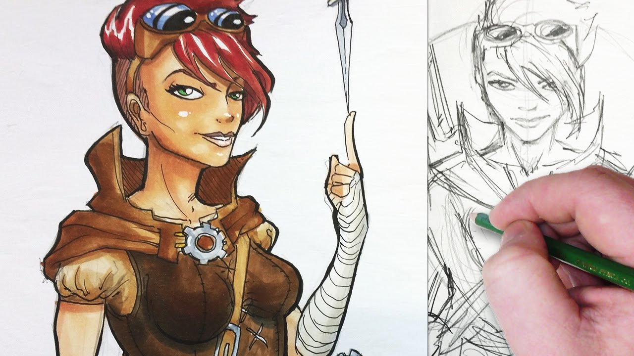 1280x720 Character Design Session Medieval Steampunk Rogue!