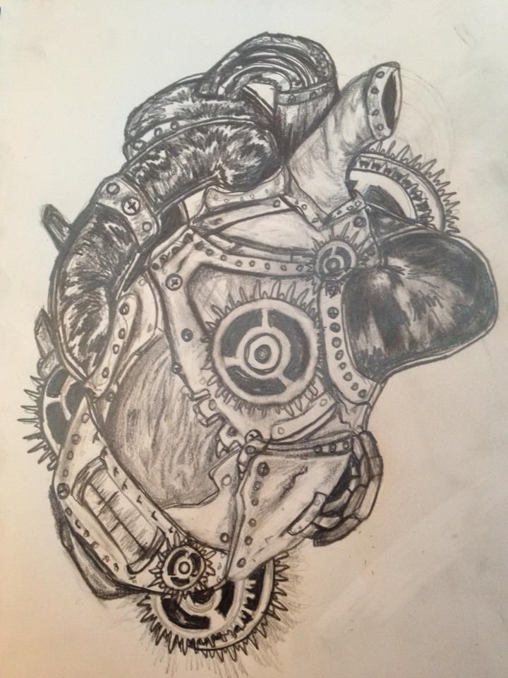 720x960 Steampunk Images Art Drawings Hearts Steampunk Heart By