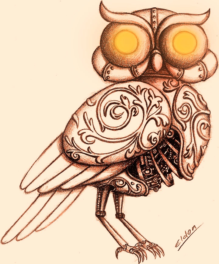 720x867 Originally Designed By Kookie's First Mechanical Owl Amazing