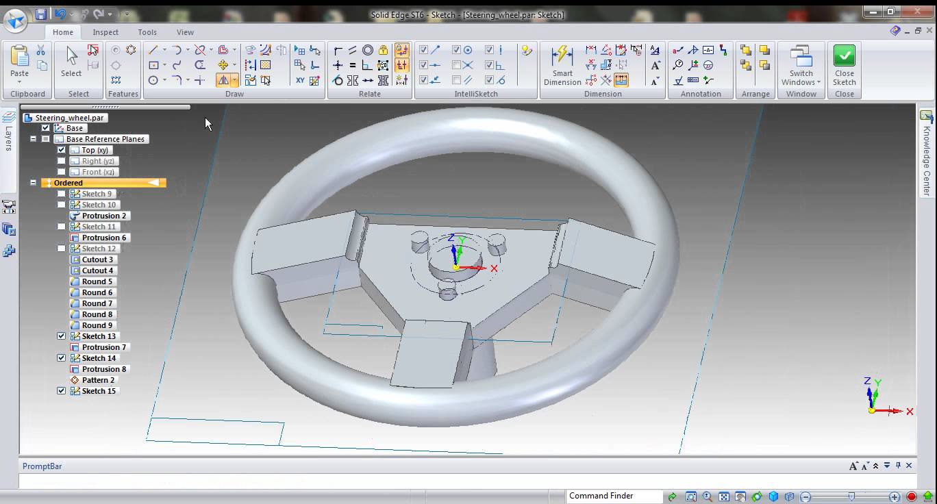 1368x736 Steering Wheel Solid Edge
