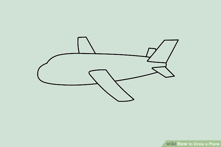 728x485 How To Draw A Simple Aeroplane Learn How To Draw A Simple