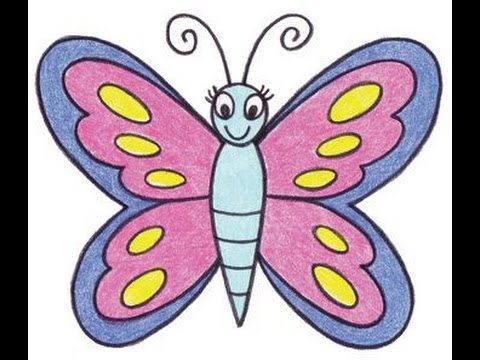 480x360 How To Draw A Butterfly