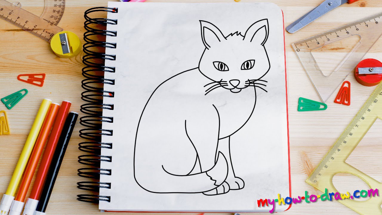 1280x720 How To Draw A Cat