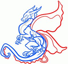 236x225 How To Draw Dragon Wings, Step By Step, Dragons, Draw A Dragon