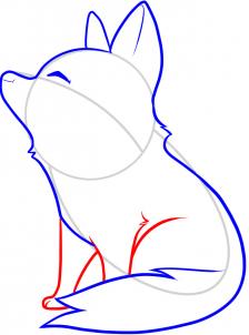 224x302 How To Draw How To Draw A Wolf For Kids