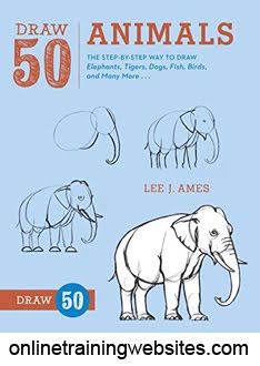 234x330 Draw 50 Animals The Step By Step Way To Draw Elephants, Tigers
