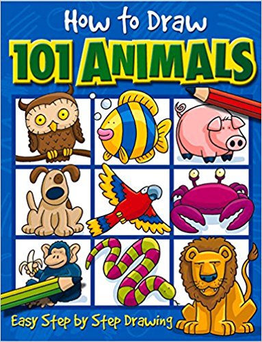 383x499 How To Draw 101 Animals Dan Green 9781842297407 Books