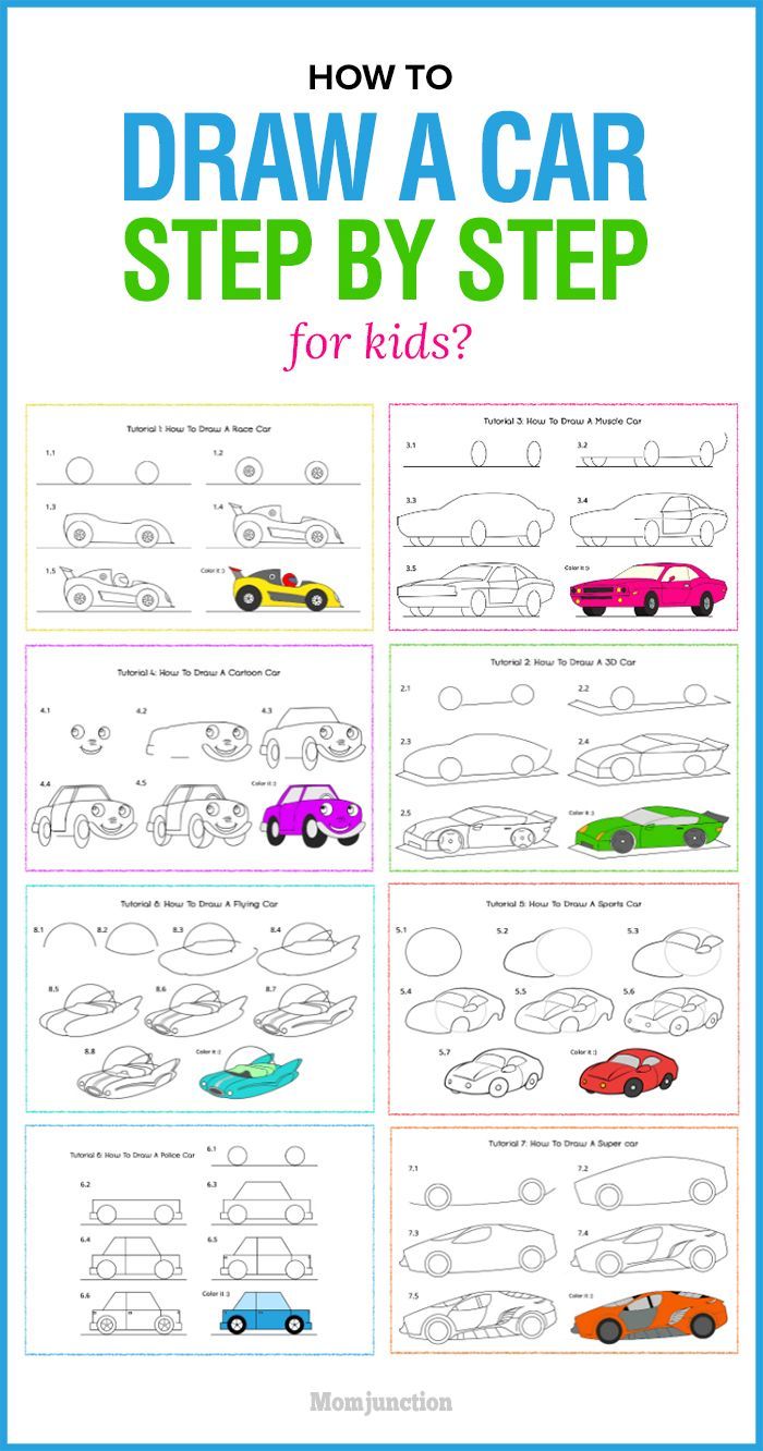 700x1332 How To Draw A Car Step By Step For Kids Car Drawings, Drawing