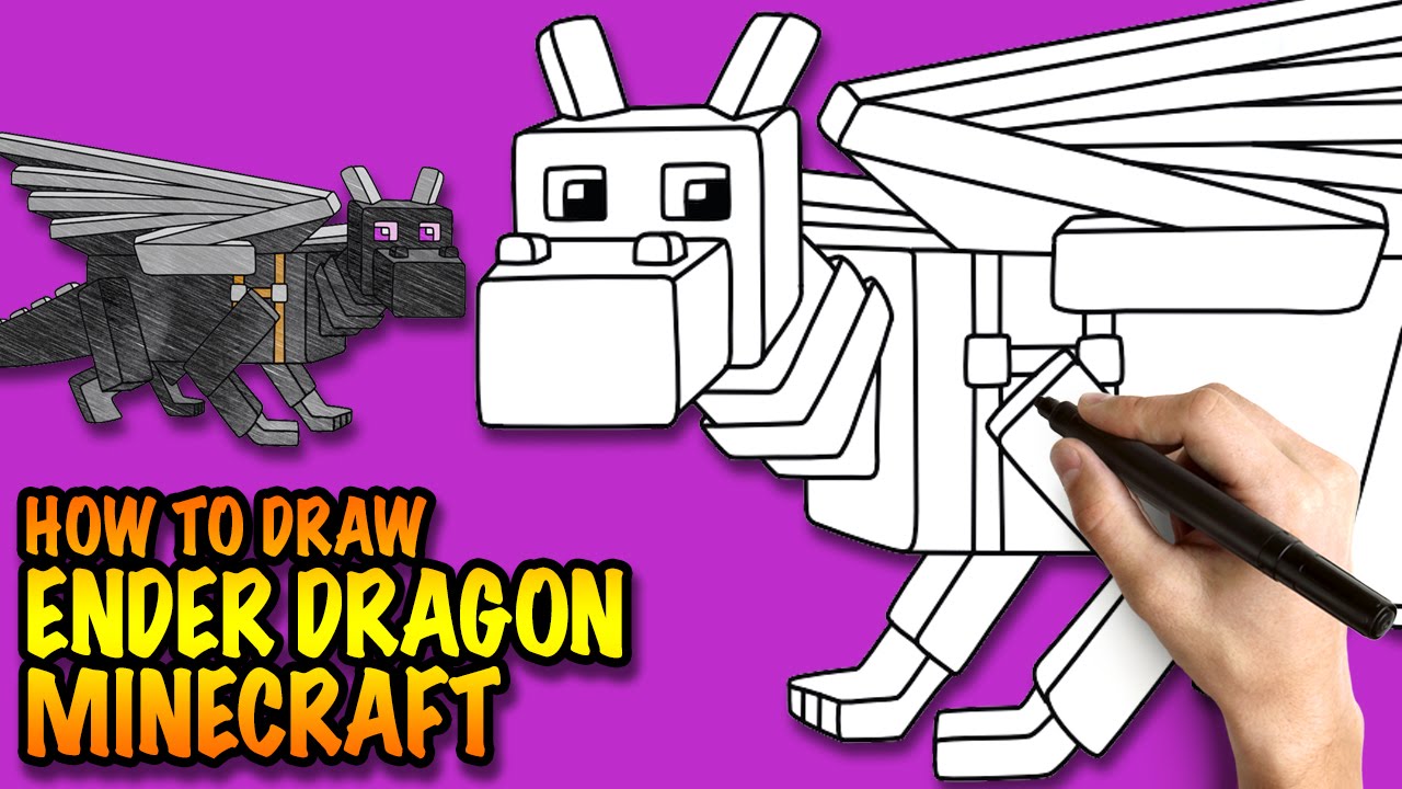 1280x720 How To Draw Ender Dragon