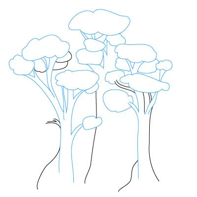 400x400 How To Draw Trees