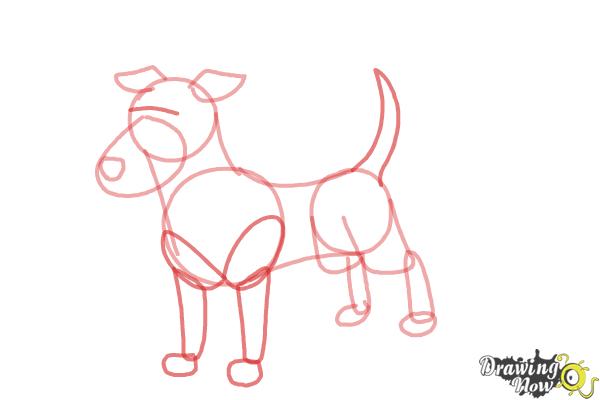 600x400 How To Draw A Dog Step By Step