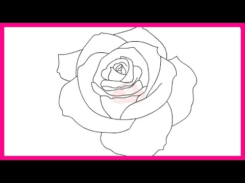 480x360 How To Draw A Rose Step By Step For Beginners