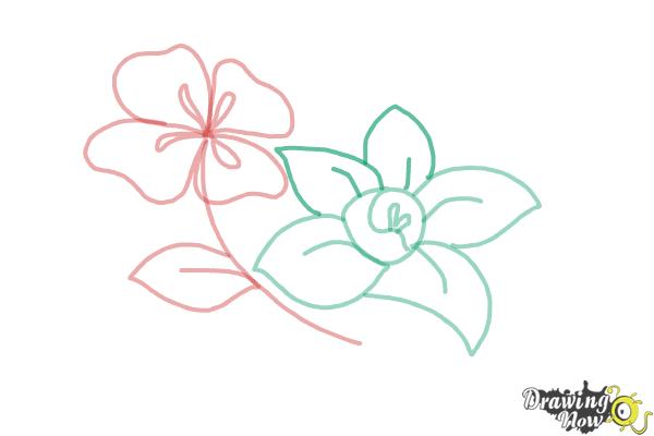 600x400 How To Draw Flowers Step By Step