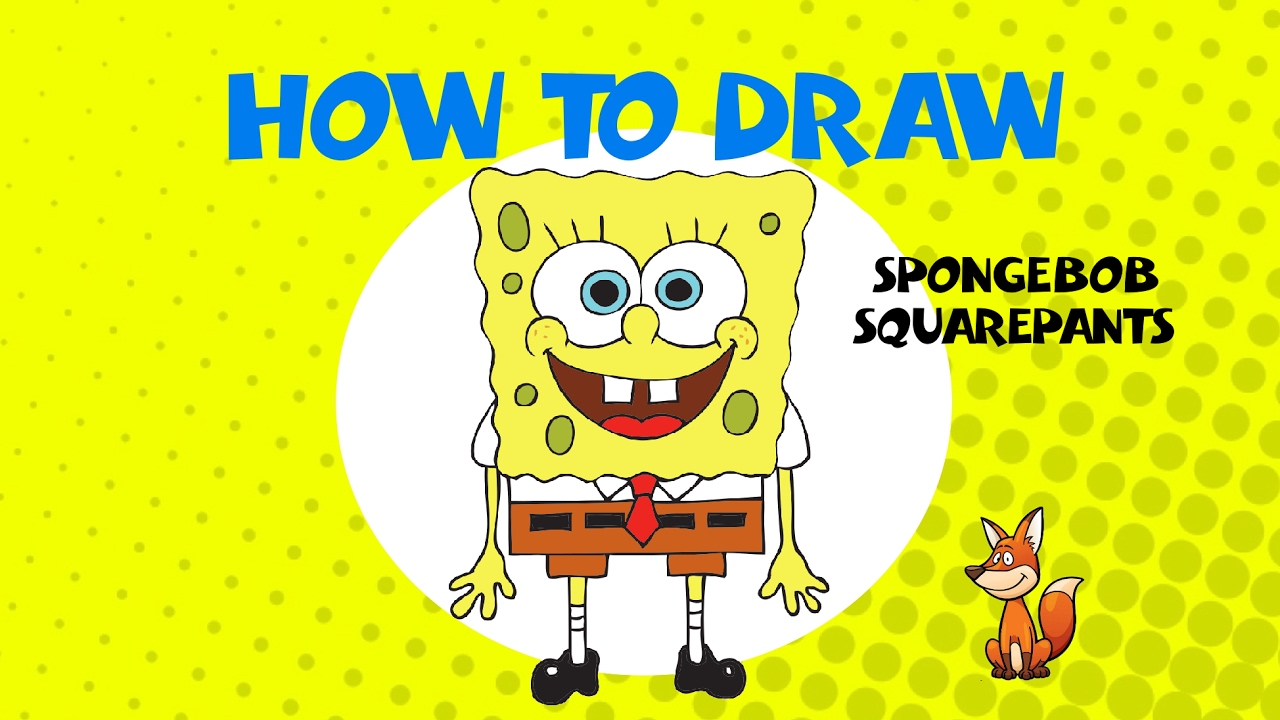 1280x720 How To Draw Spongebob
