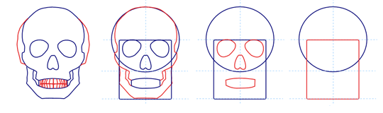 540x160 Photos Skull Drawings Step By Step,