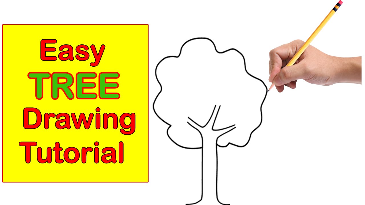 Step By Step Tree Drawing at GetDrawings | Free download