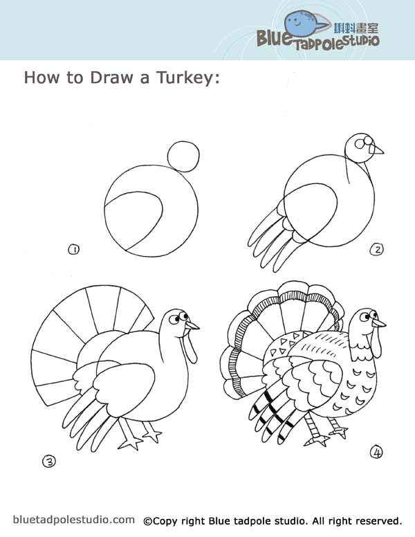 600x776 To Draw Turkey.jpg