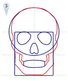 236x283 How To Draw A Human Skull Step By Step. Drawing Tutorials For Kids