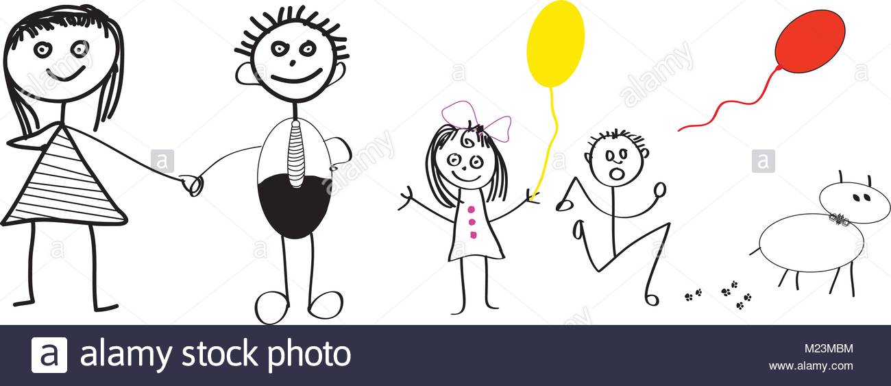 1300x563 Stick Dog Drawing Stock Photos Amp Stick Dog Drawing Stock Images