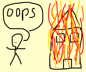 300x250 Stickman Accidentally Set House On Fire