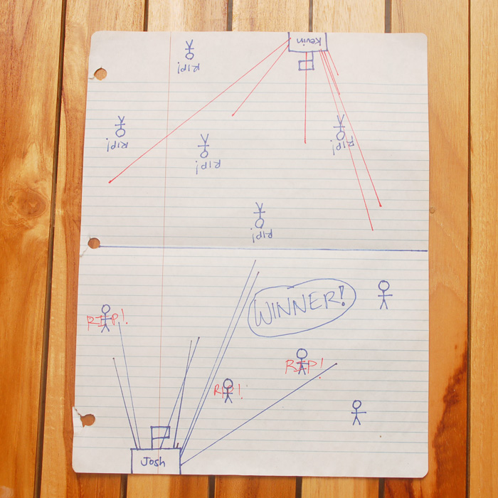 700x700 How To Play The Paper Game War 10 Steps (With Pictures)