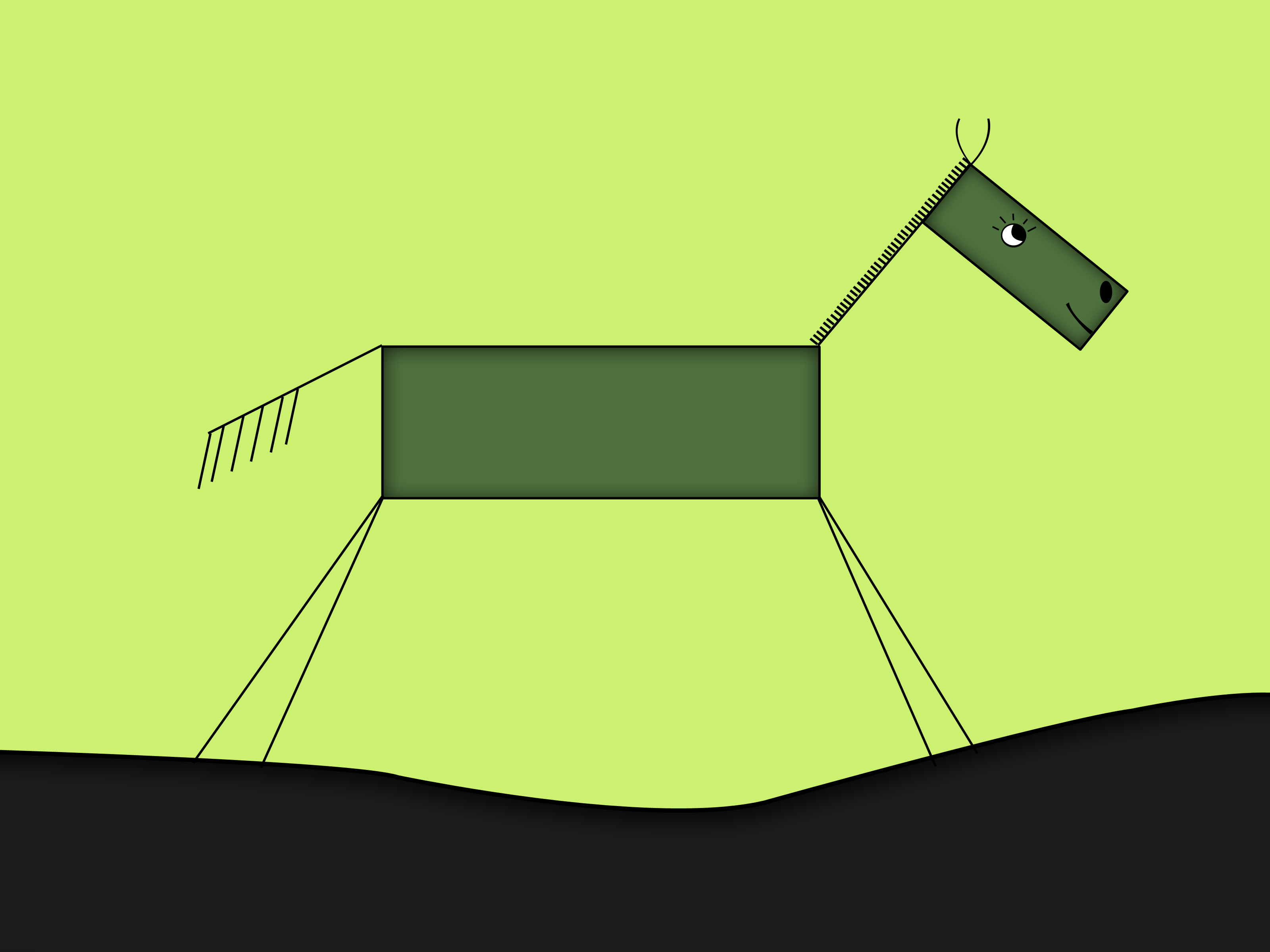 3200x2400 How To Draw A Stick Horse 7 Steps (With Pictures)