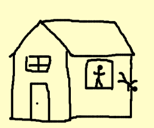 300x250 Stick Man Throws Stick Man Out Of House