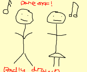 300x250 Badly Drawn Stick Figures' Dance Off
