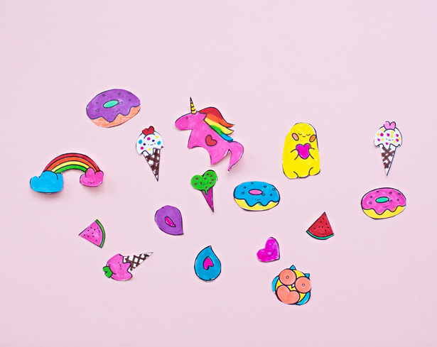 615x489 Cute Easter Egg Sticker Art With Free Printablbe Coloring Page