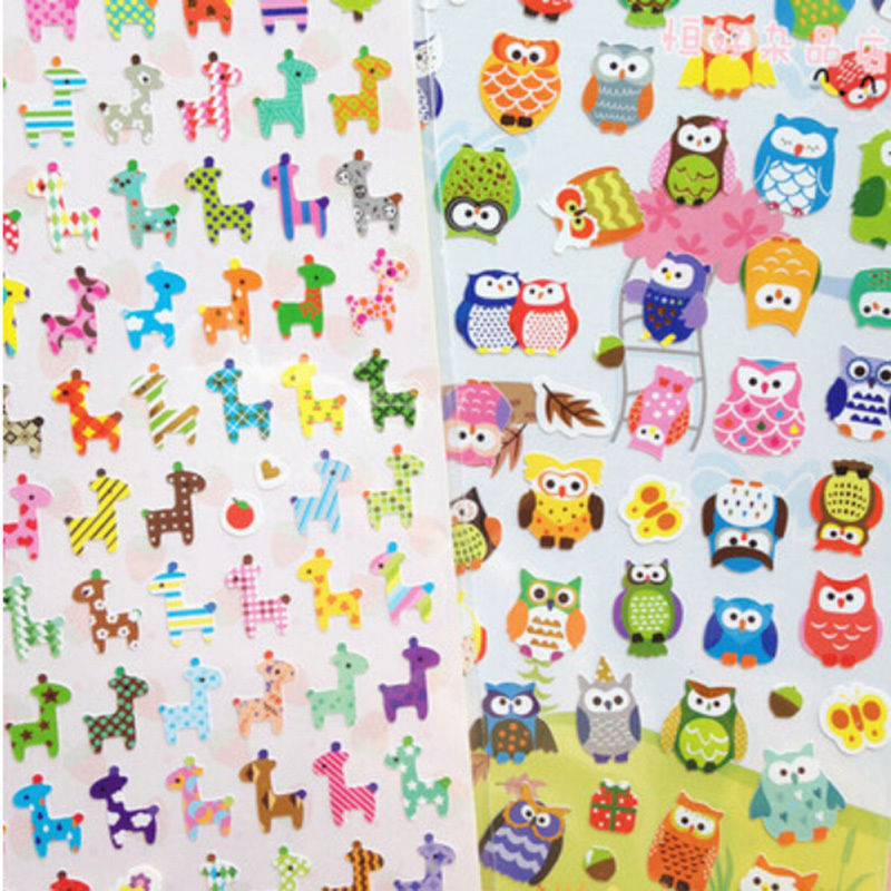800x800 New Owl Giraffe Print Photo Album Stockers Drawing Market Diary