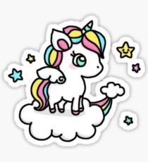 210x230 Unicorn Drawing Stickers Redbubble