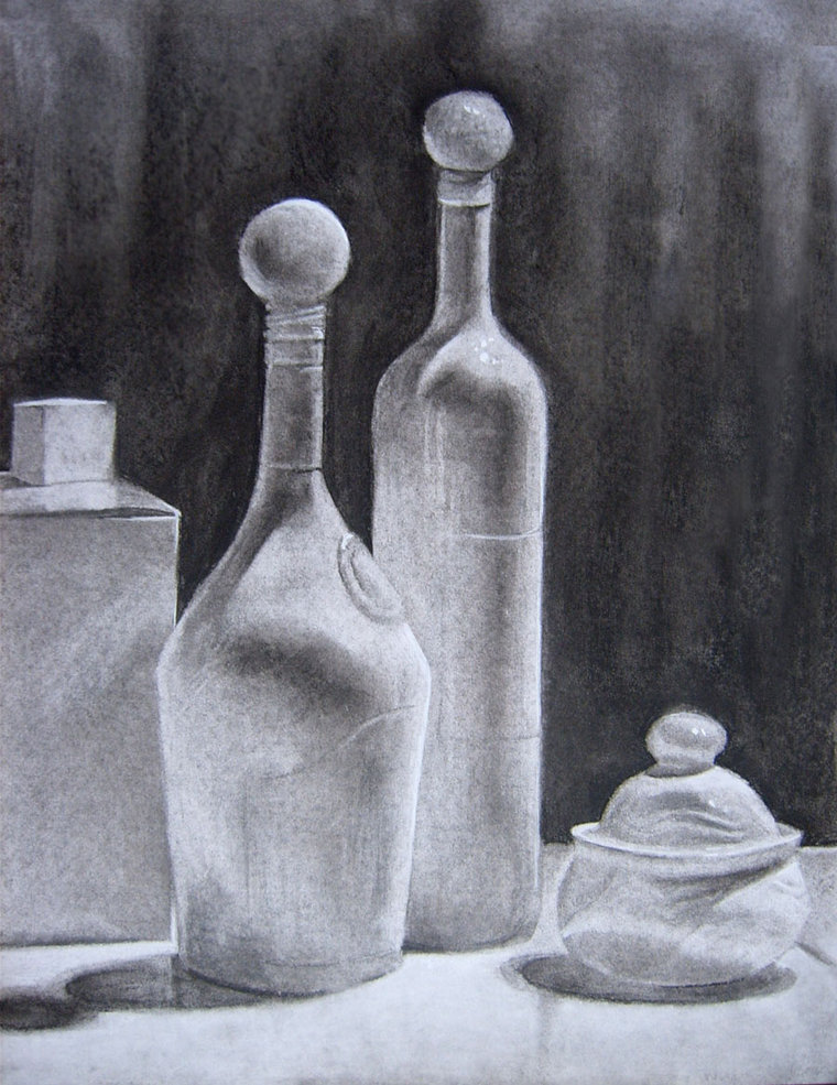 760x985 Charcoal Still Life 2 By ~bangalore Monkey