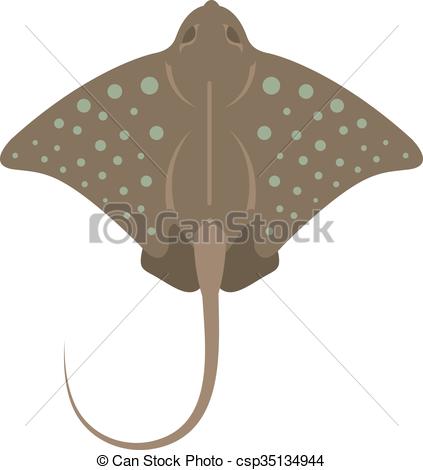 423x470 Stingray Eps Vector